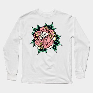 Skull Peony Long Sleeve T-Shirt